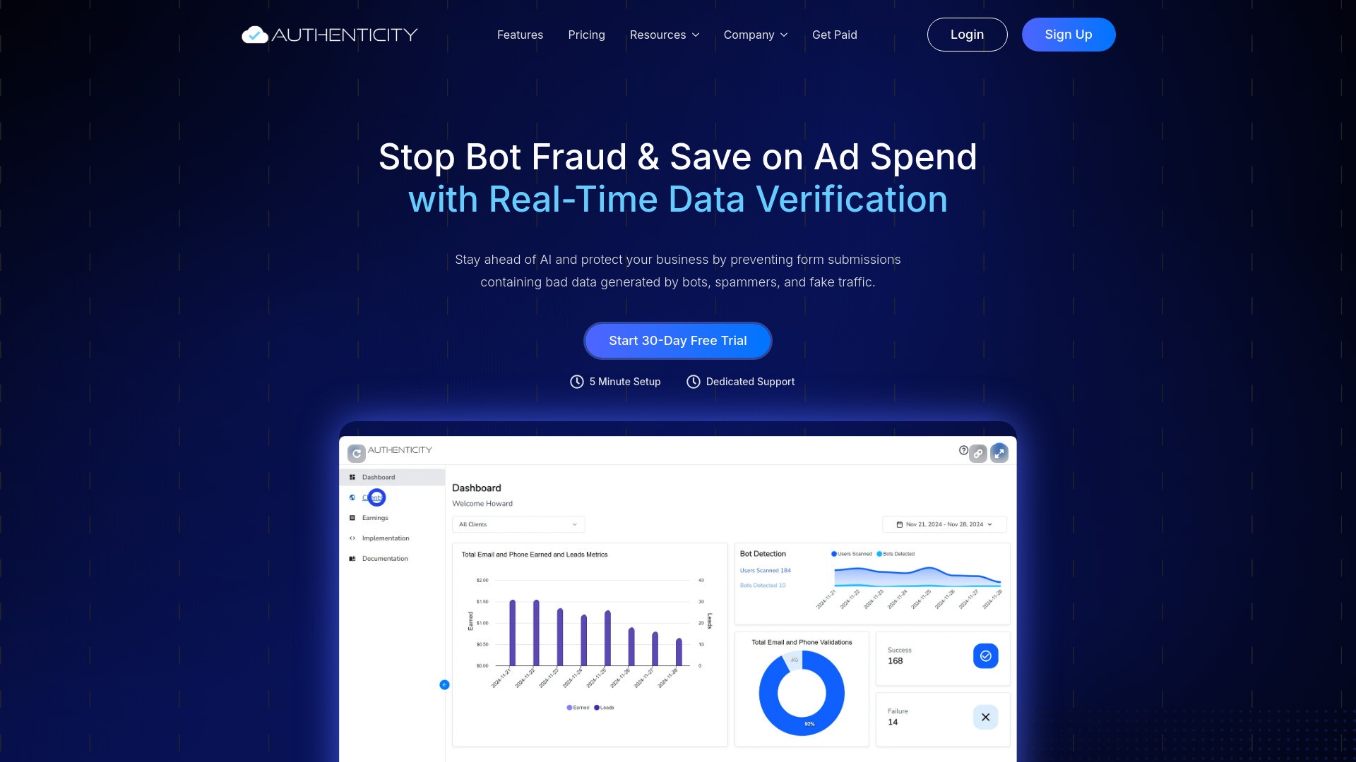 Authenticity Leads 截图