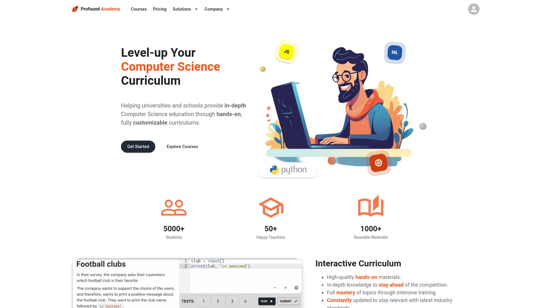 Profound Academy 截图