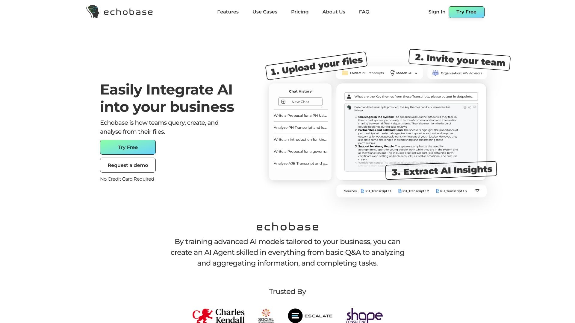 Echobase AI 截图