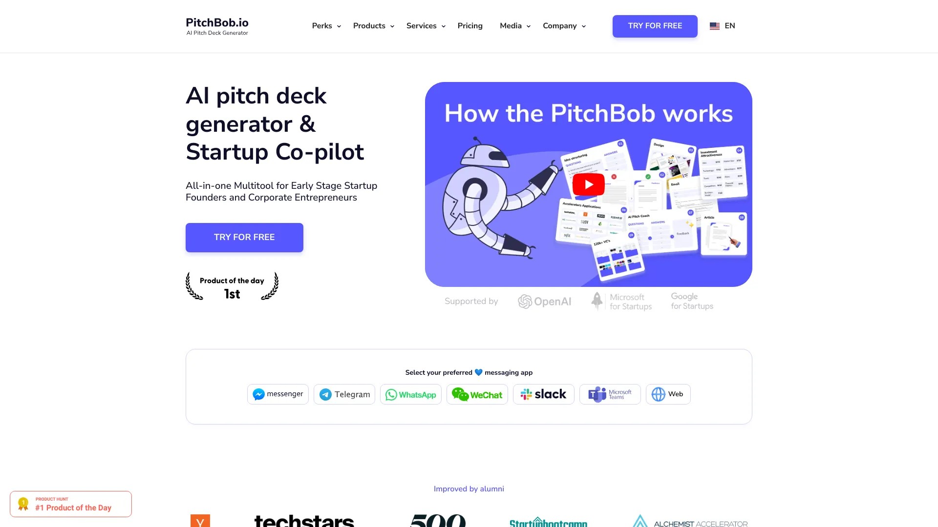 PitchBob.io 截图