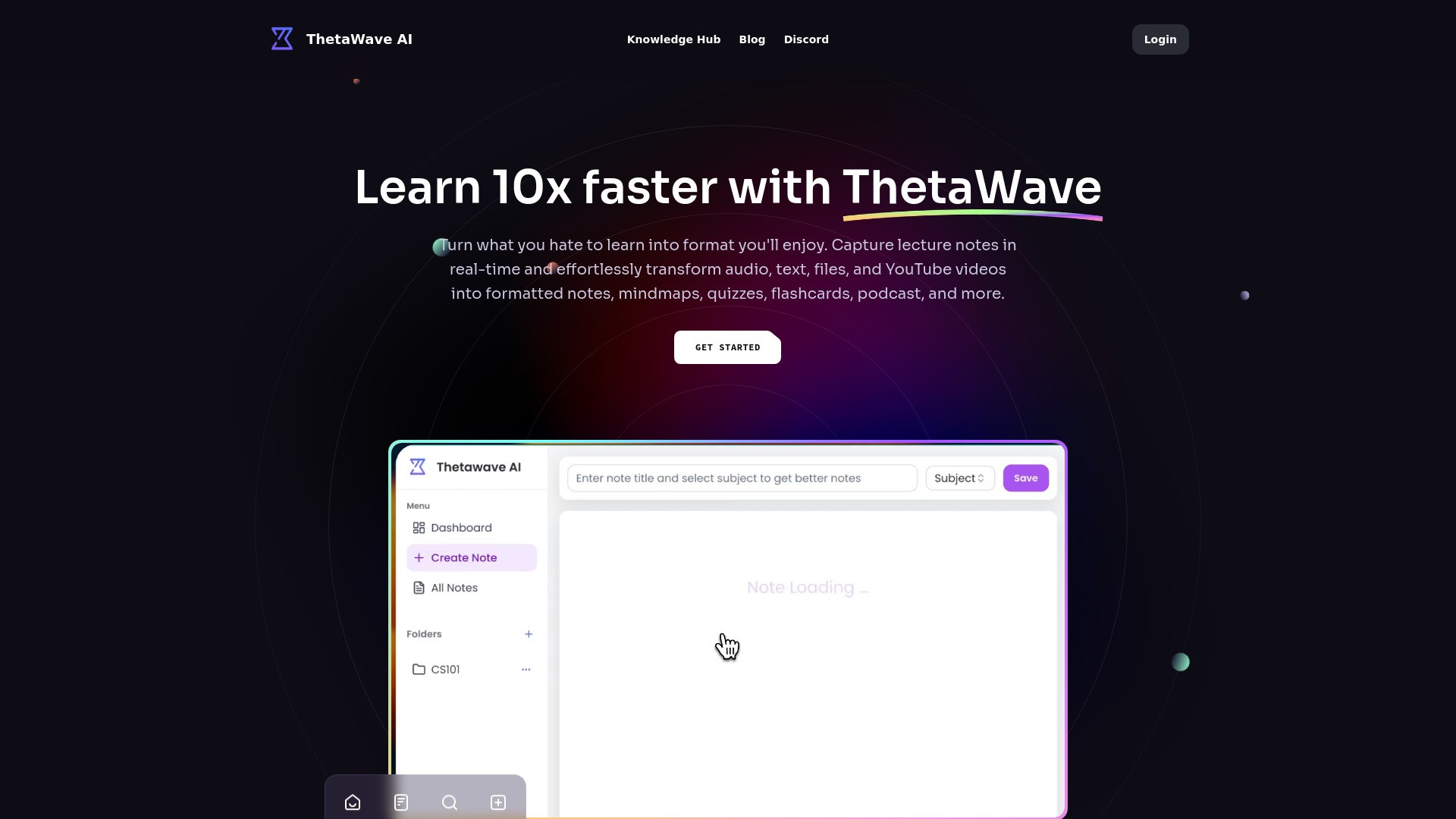 ThetaWave AI 截图