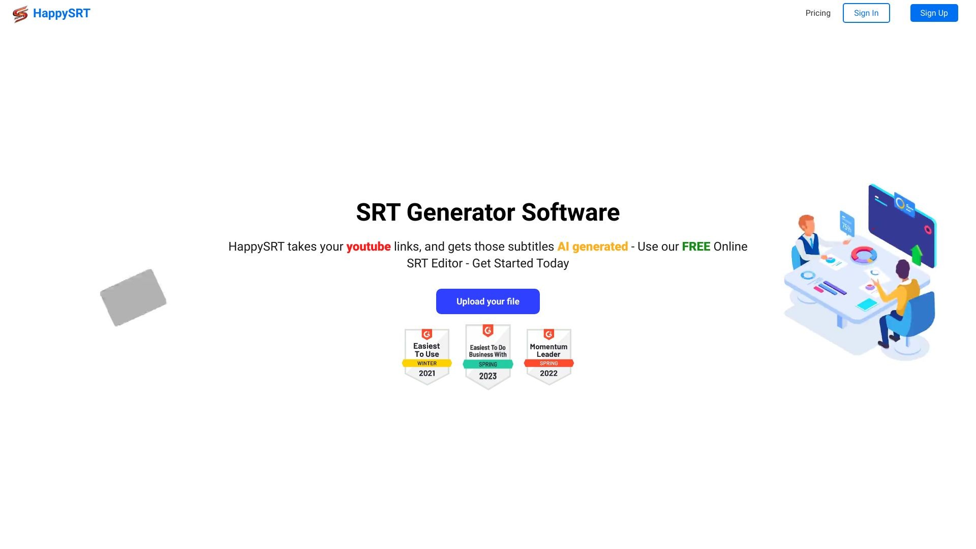 HappySRT | AI Generated SRT & Editor 截图