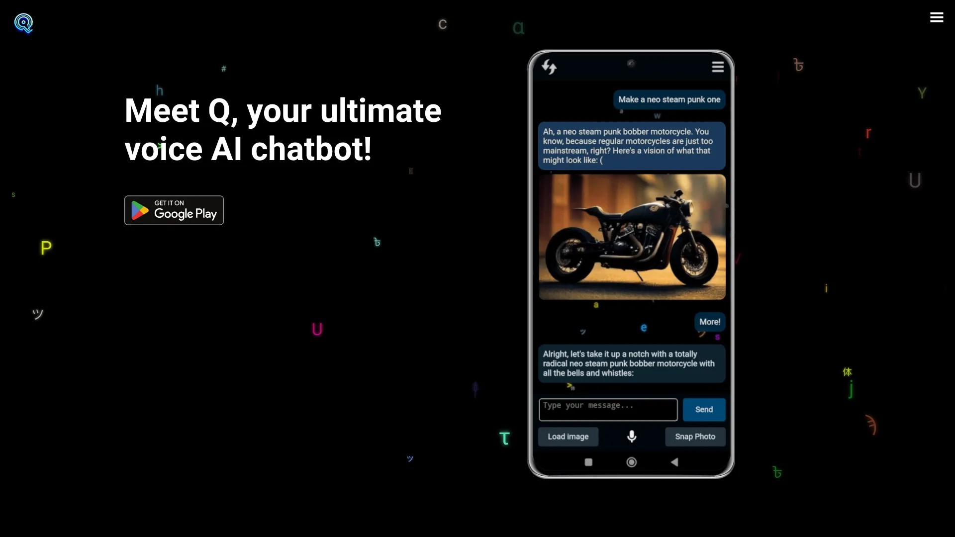 Q - The Ultimate AI Voice Chatbot 截图
