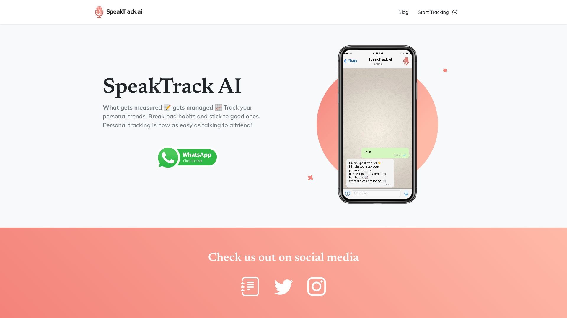 Speaktrackai 截图