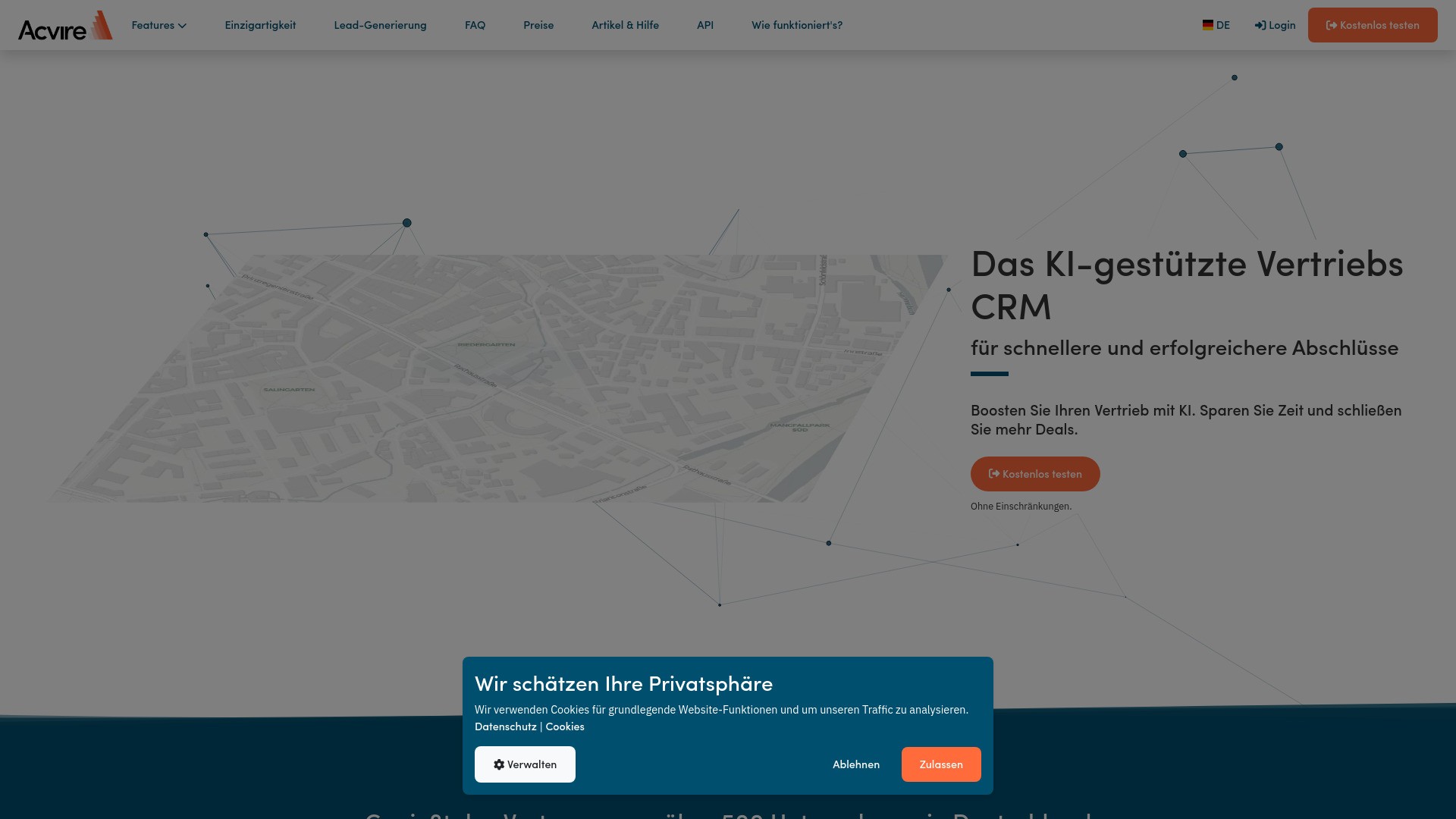 Acvire – Das KI Sales CRM 截图