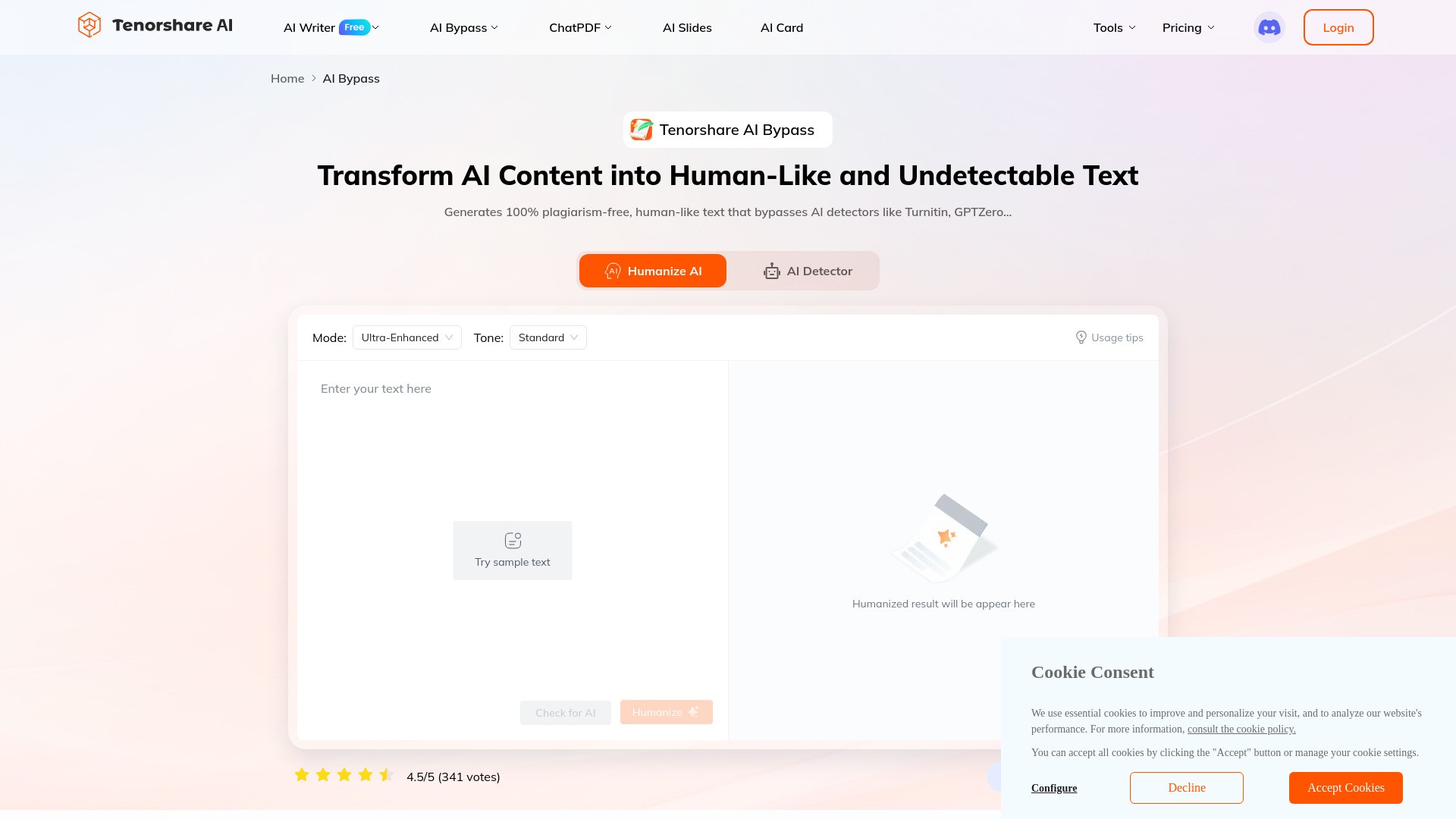 Tenorshare AI Bypass 截图