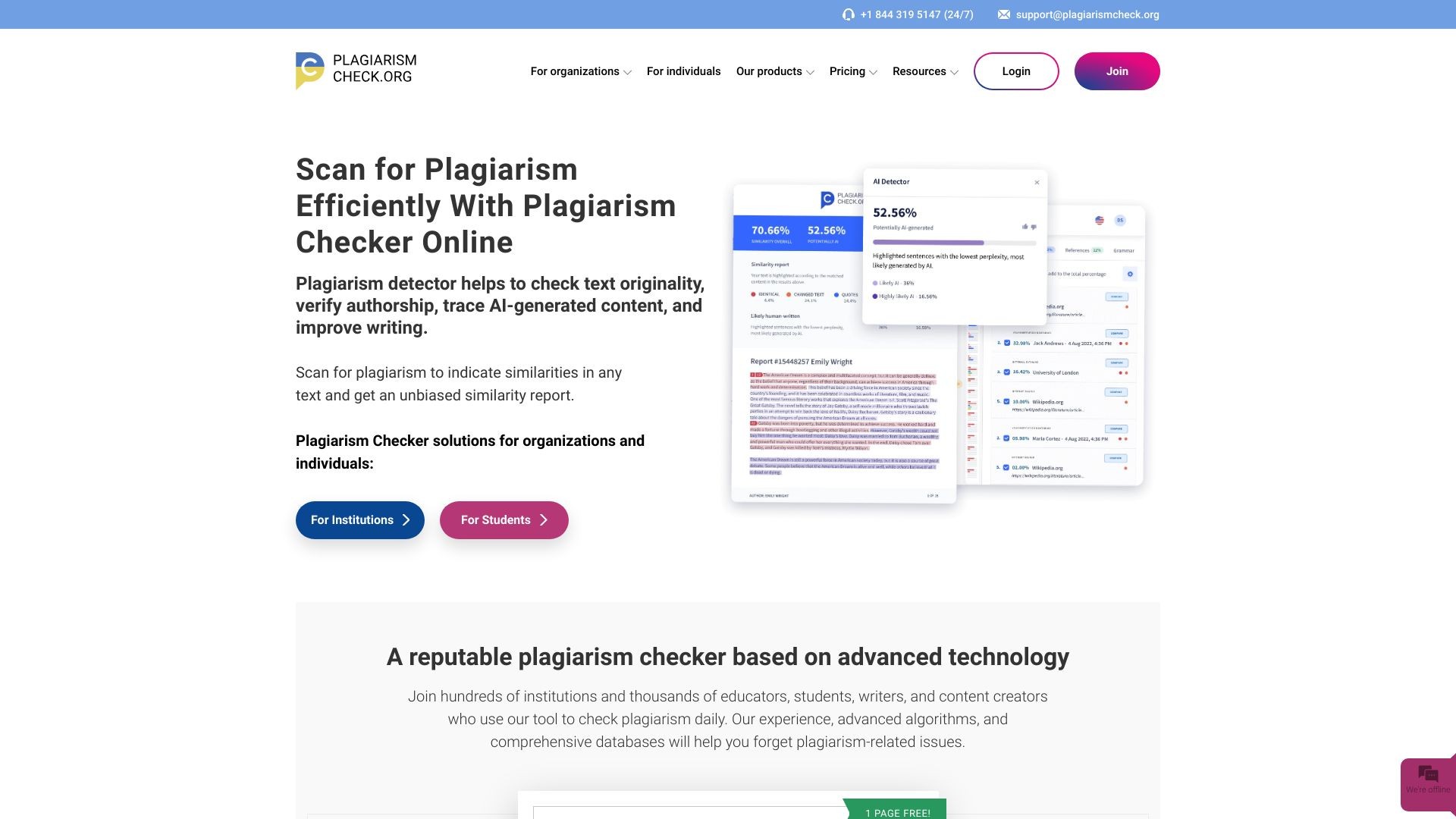 PlagiarismCheck 截图