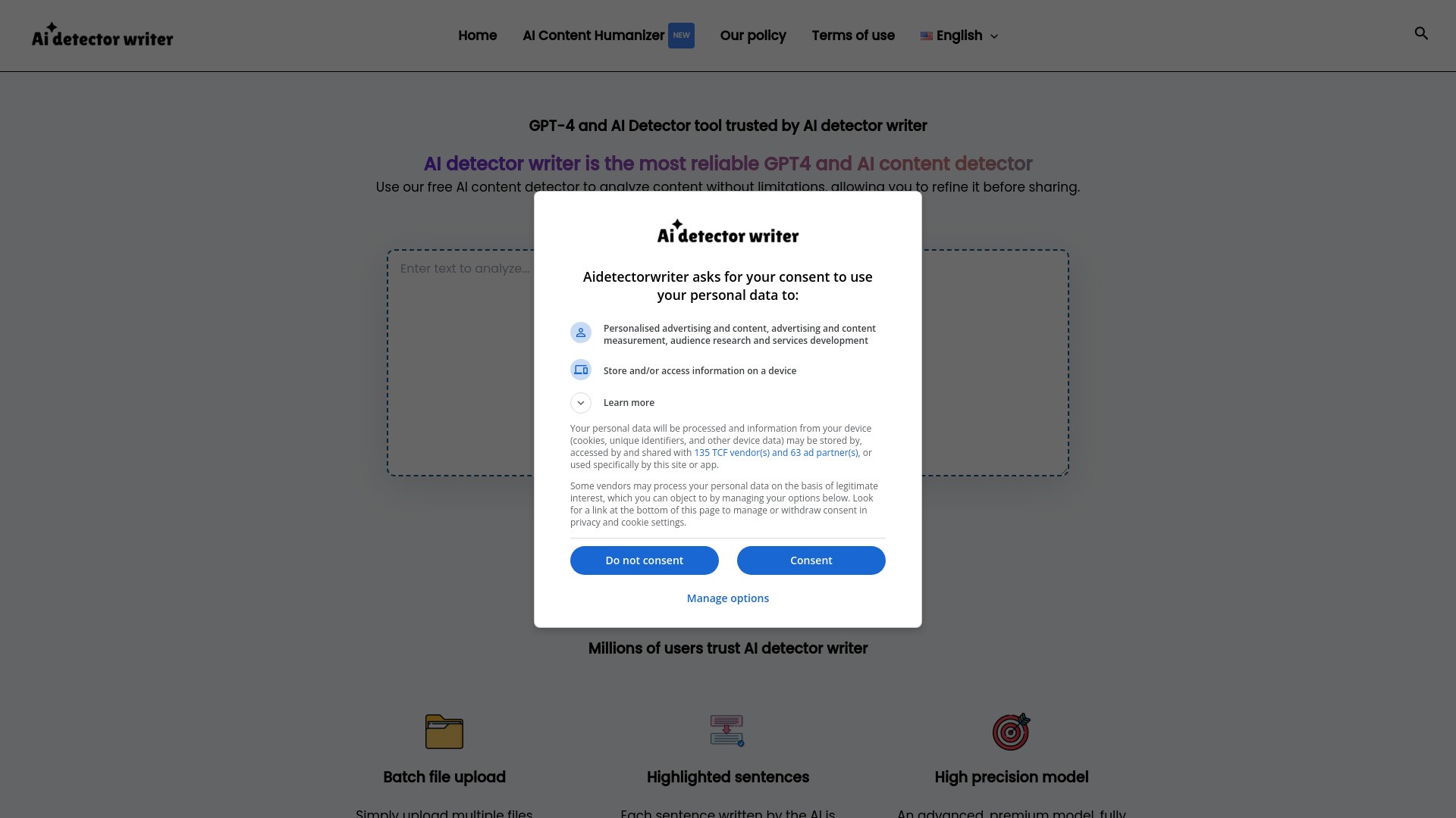 AI Detector Writer 截图