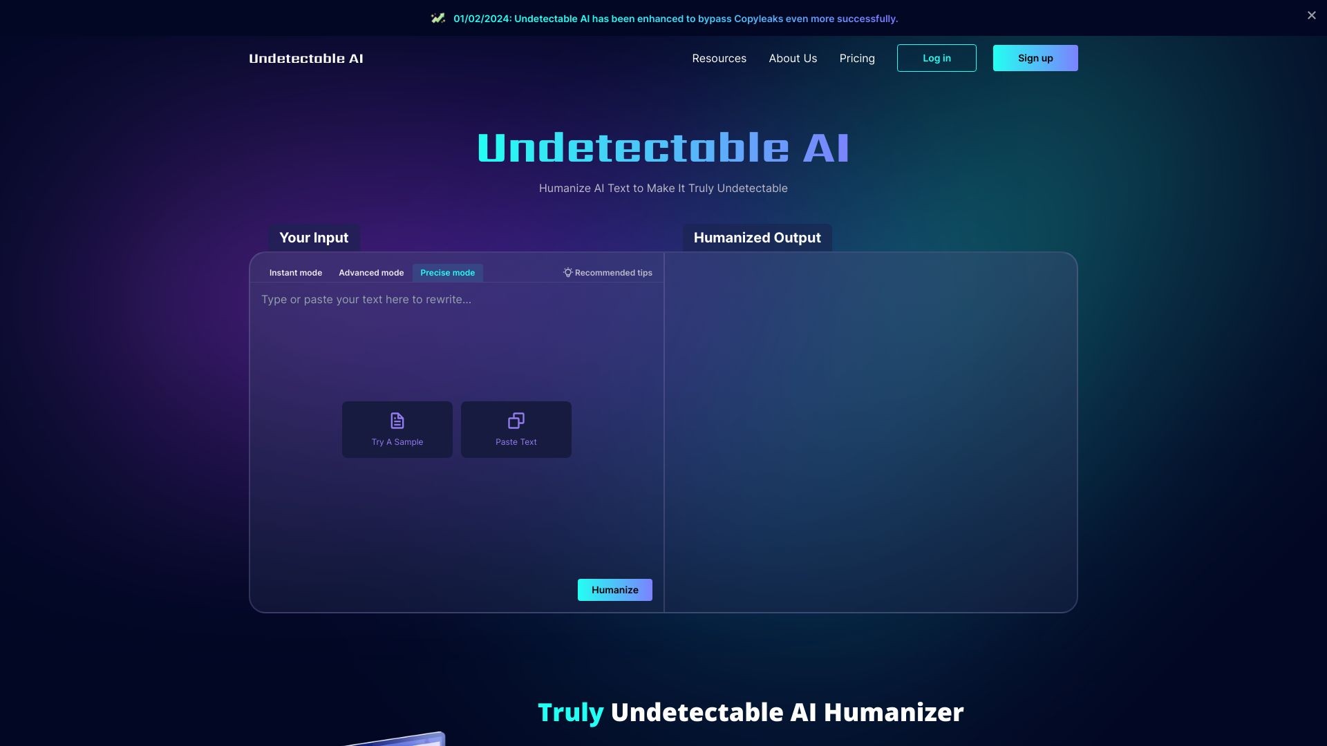 Undetectable AI 截图