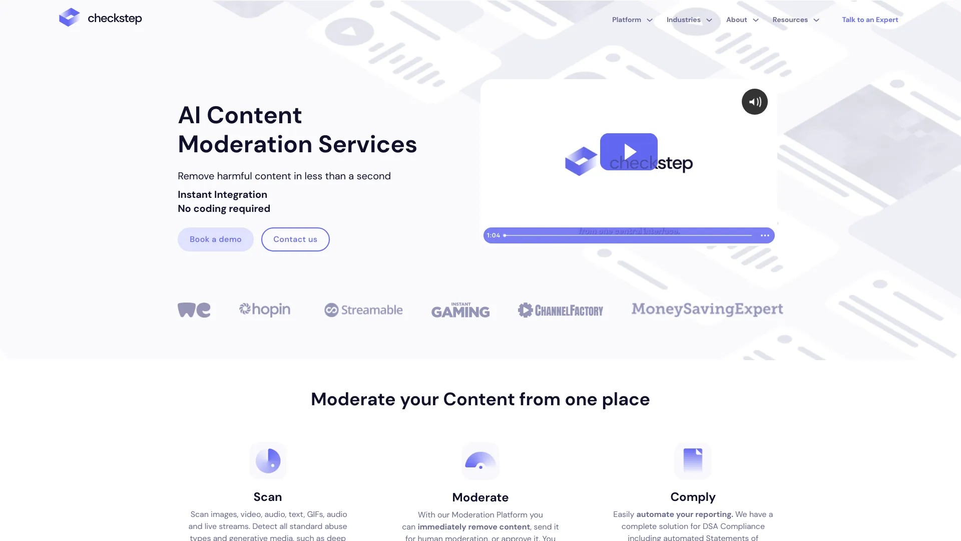 checkstep.com 截图