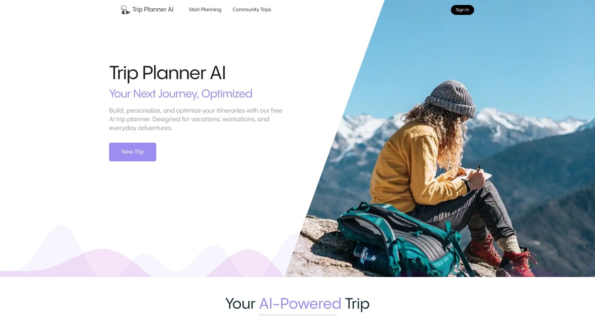 Trip Planner AI 截图
