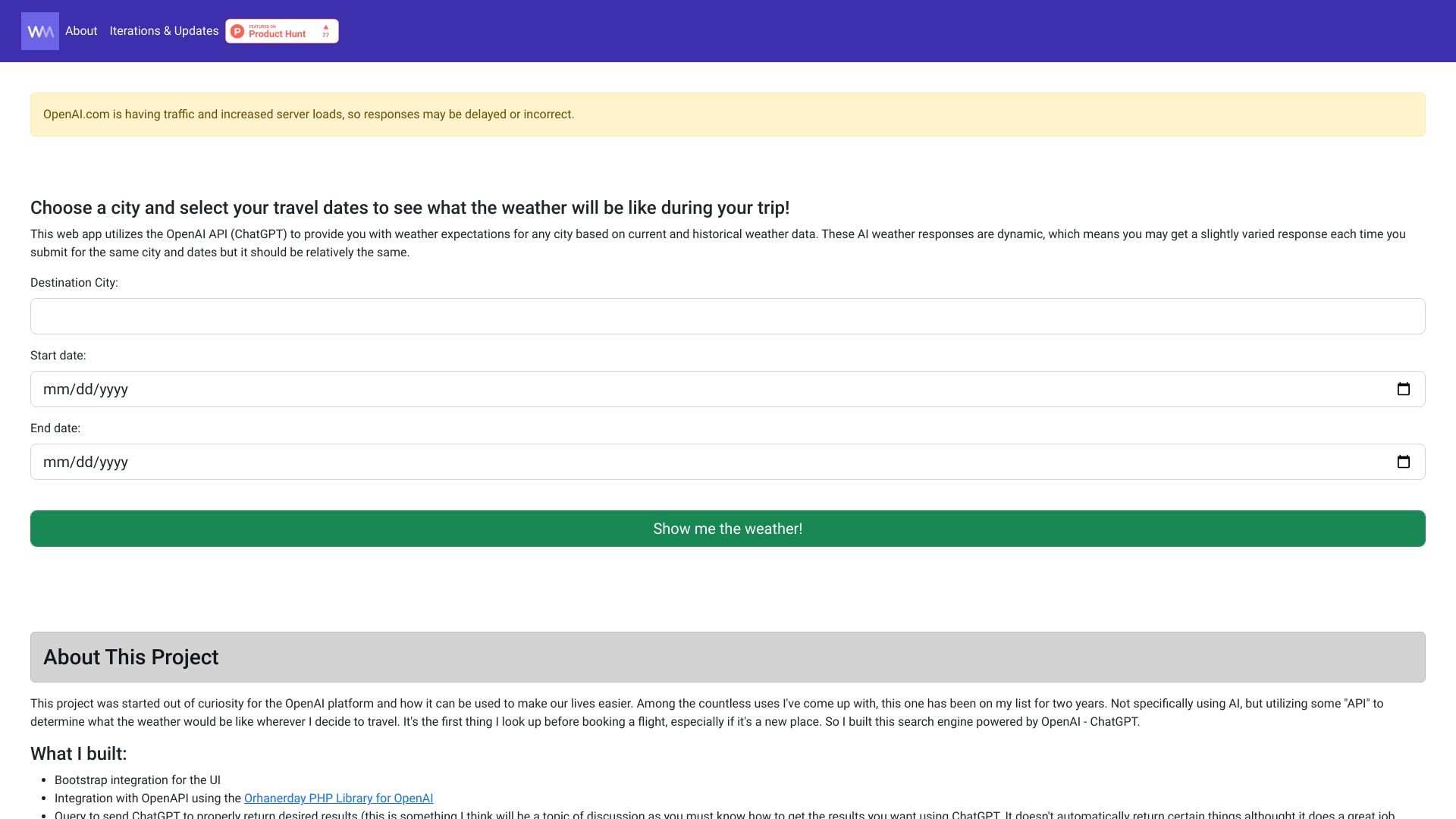 Weather Me Good 截图