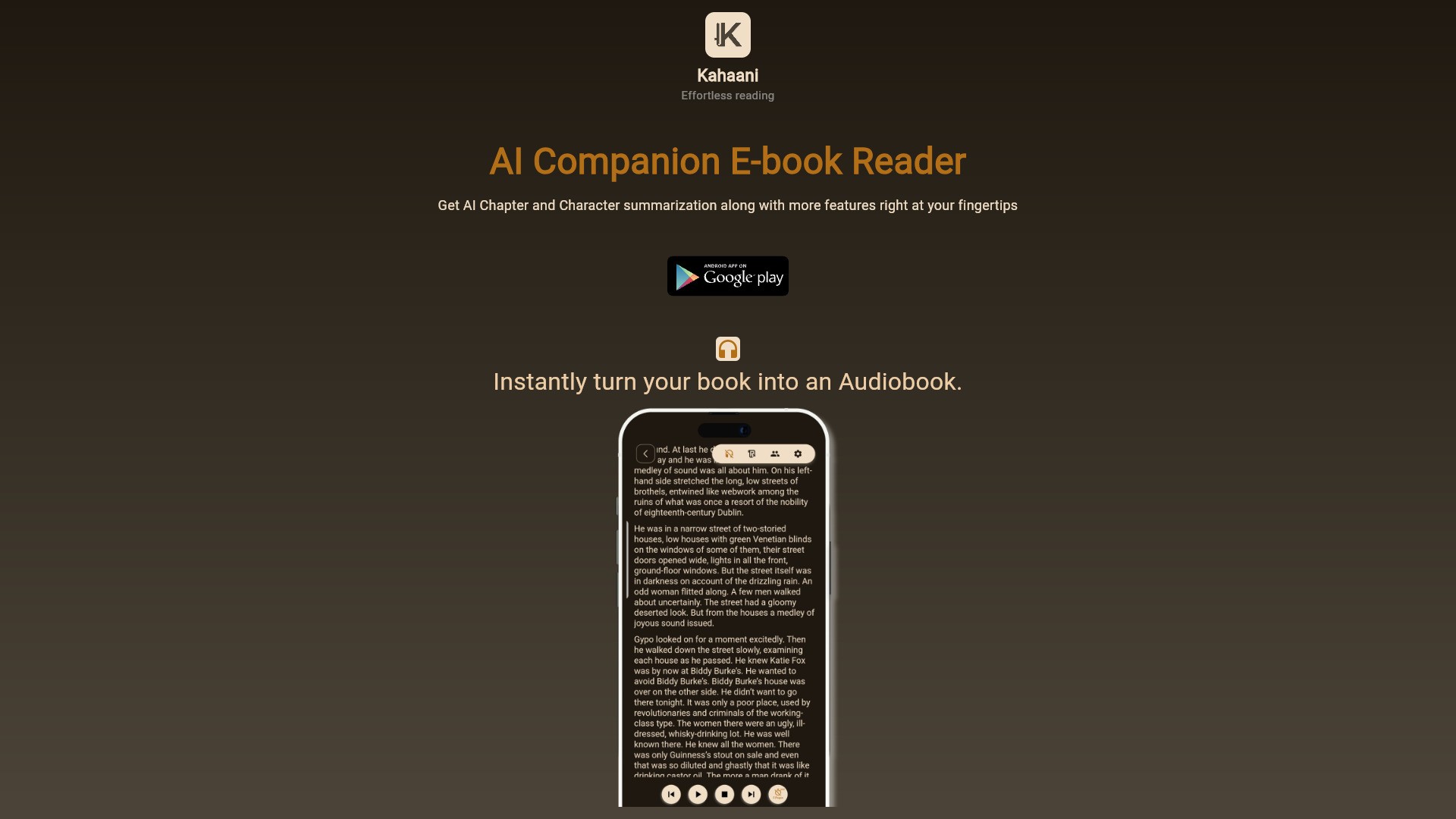 Kahaani - AI Powered Book reader 截图