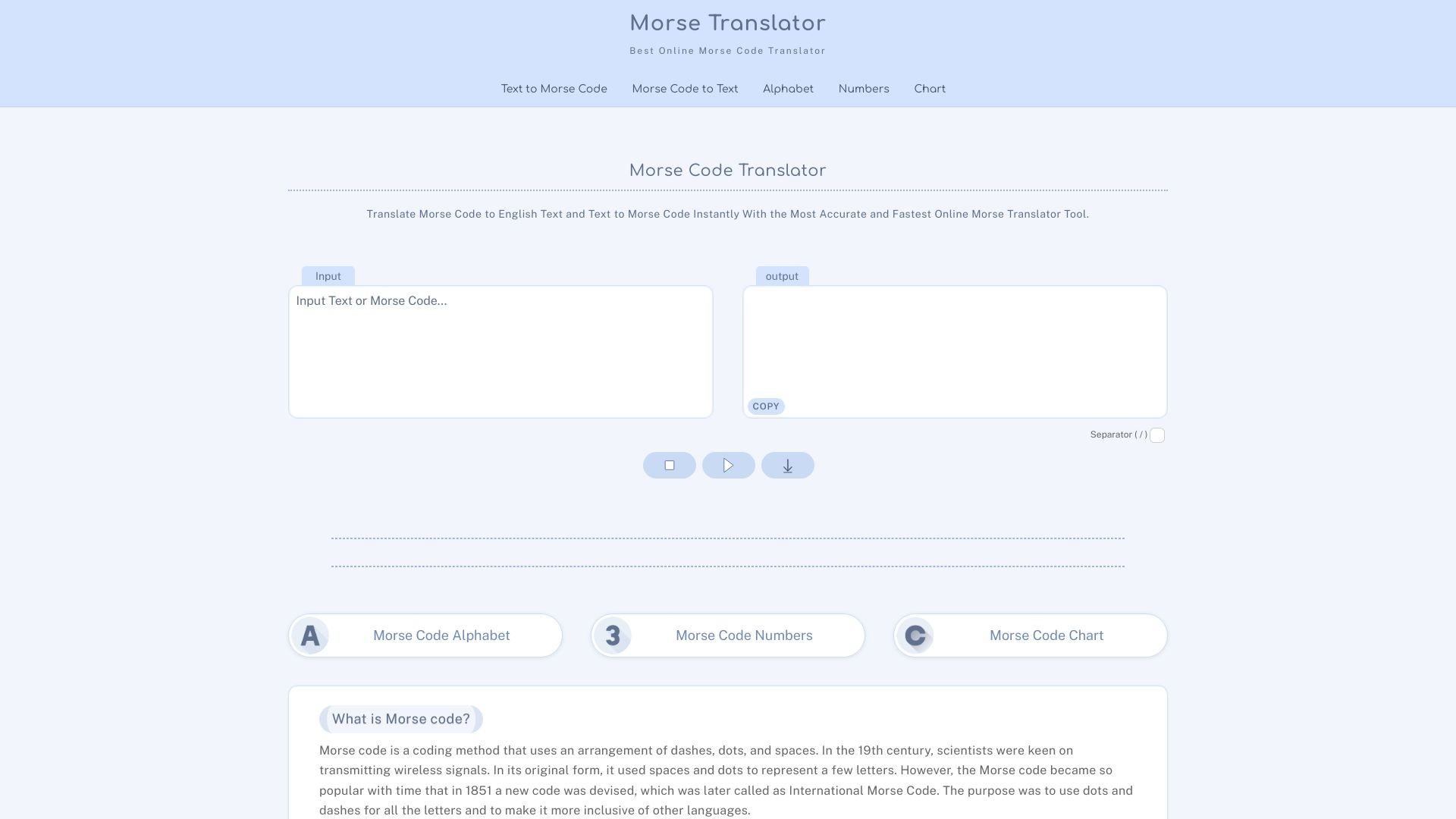 Morse Translator 截图