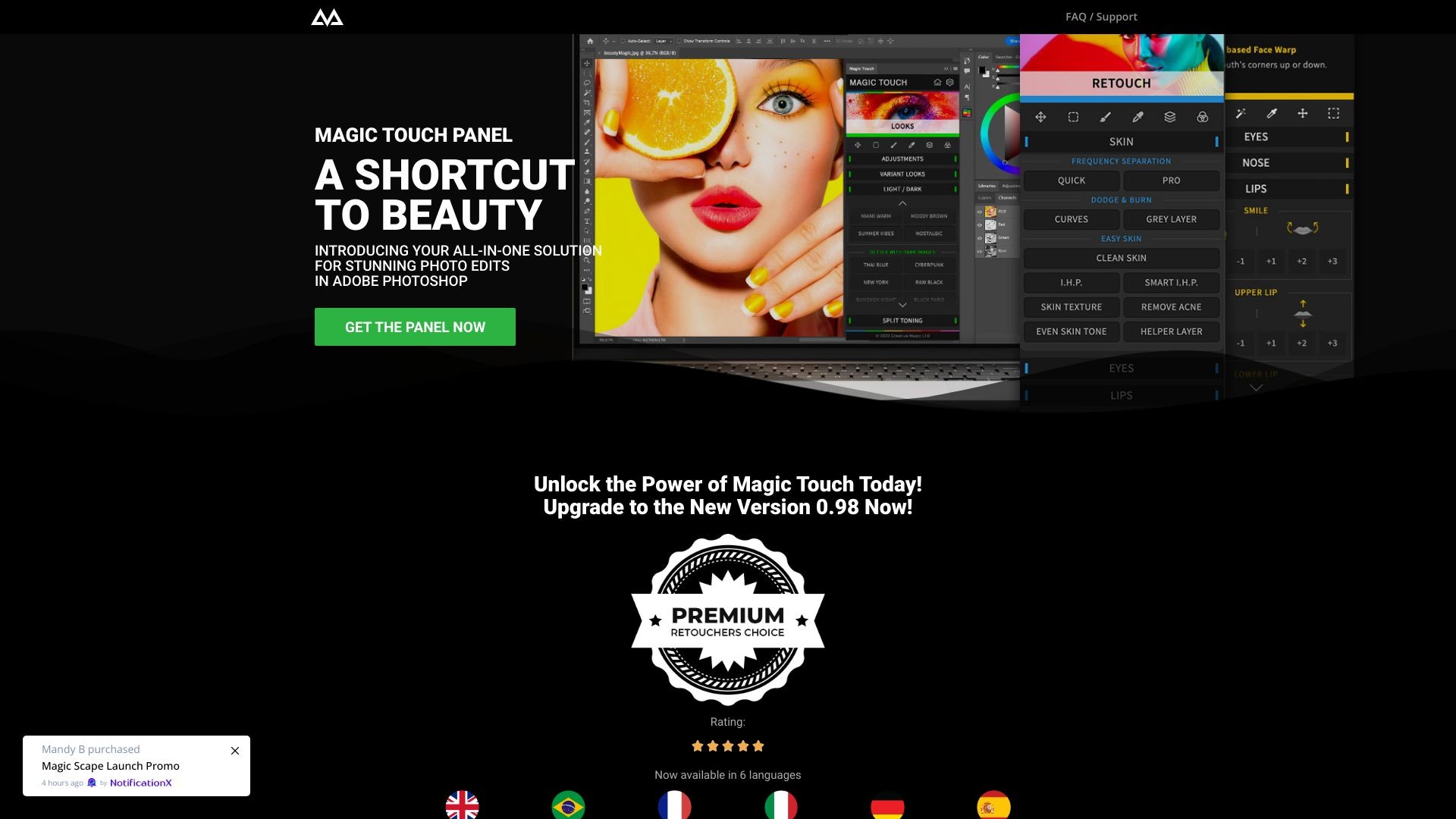 Creative magic panel 截图