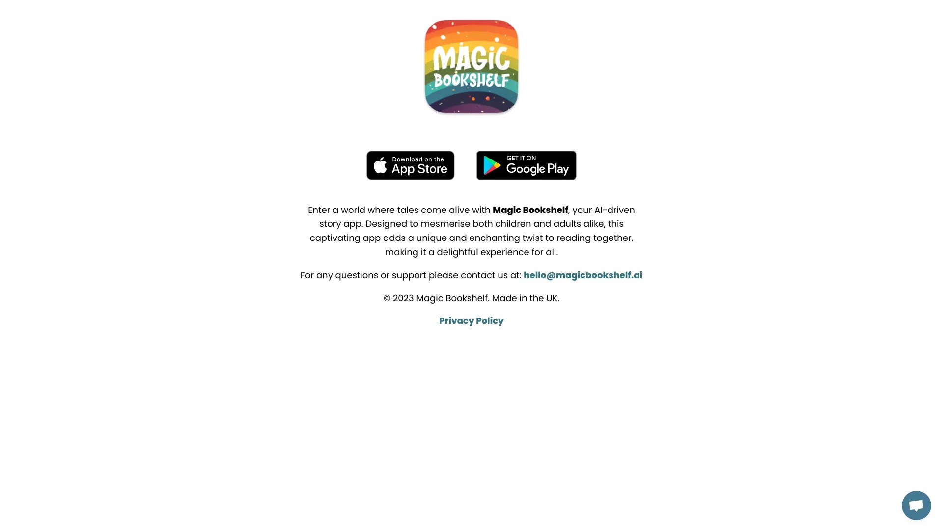 Magic Bookshelf - AI Stories 截图