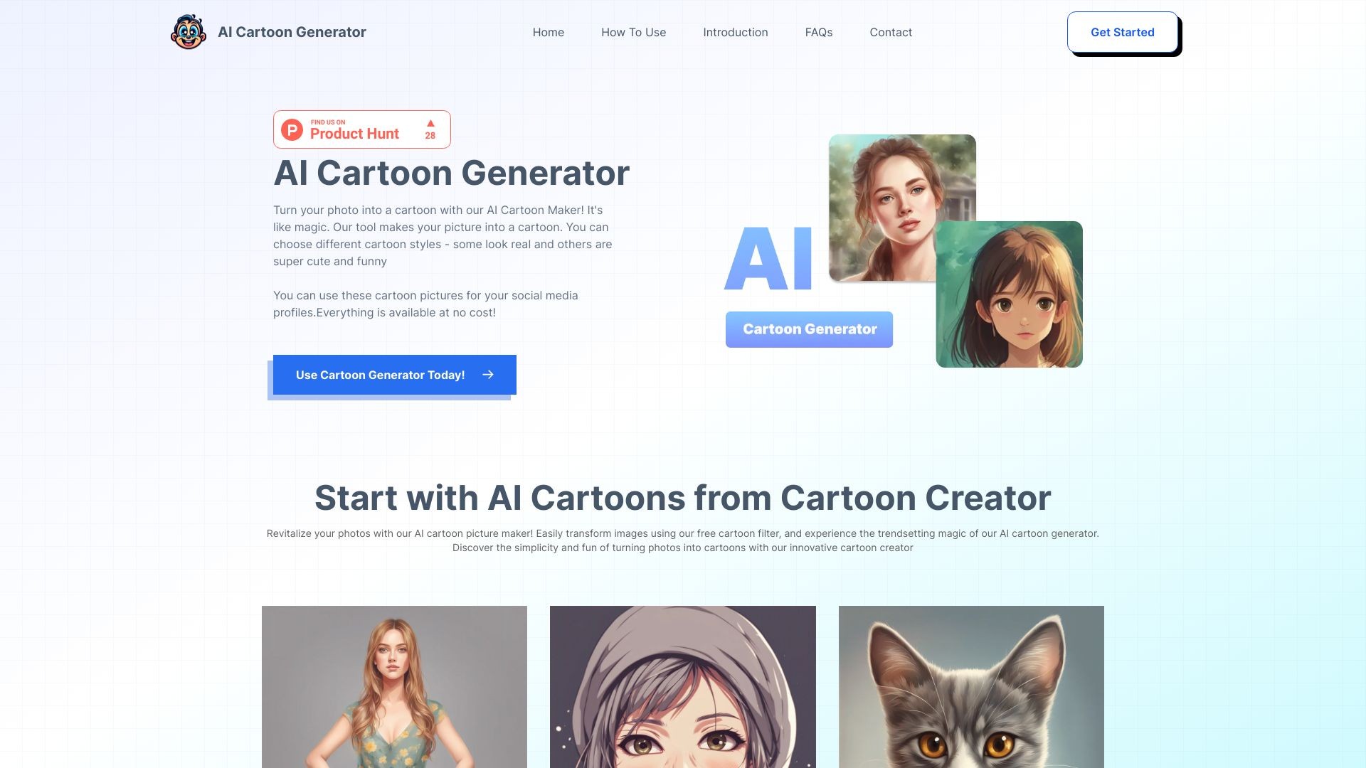 AI Cartoon Generator 截图