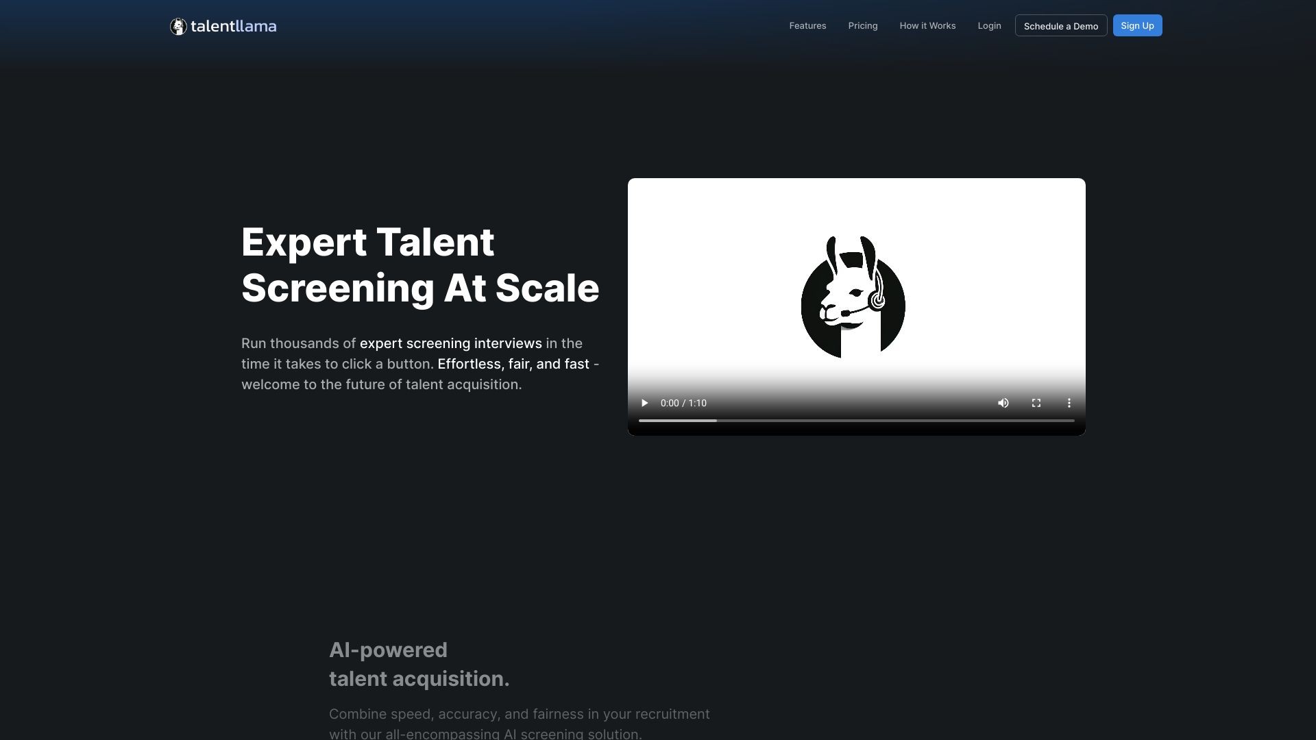 Talent Llama 截图