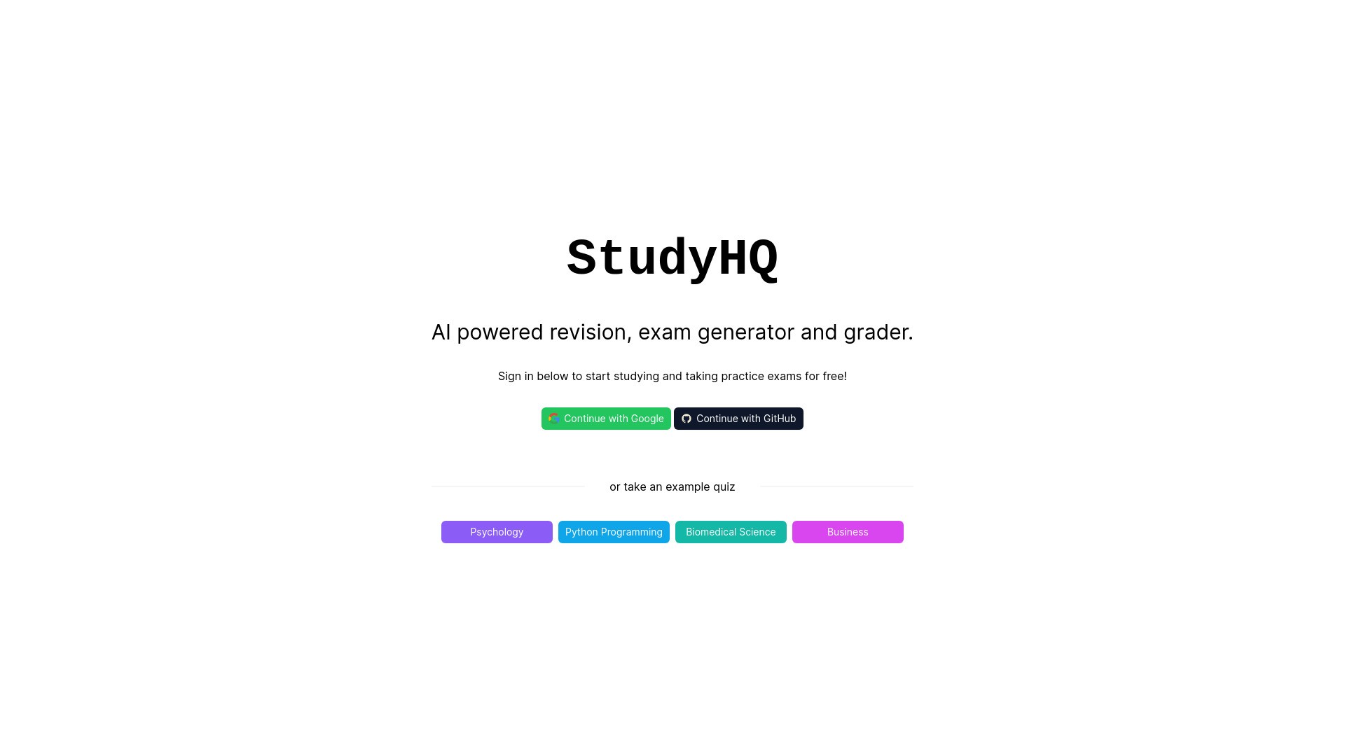 StudyHQ 截图