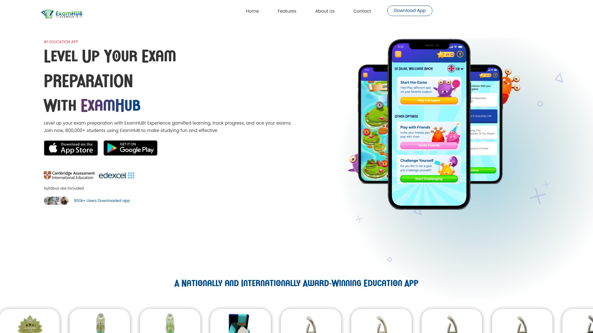 ExamHUB - Gamified Exam App 截图