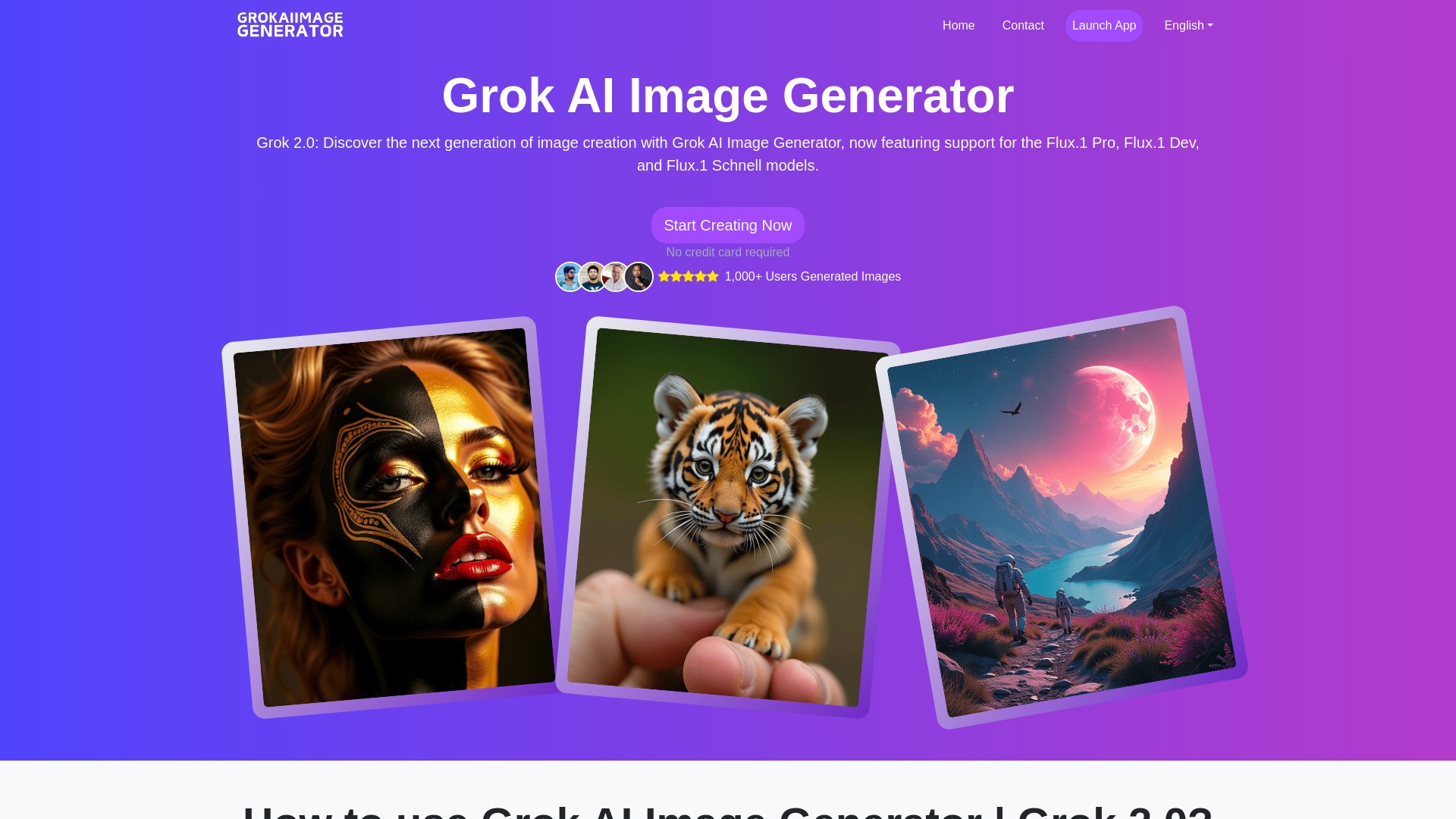 Grok AI Image Generator 2.0 截图