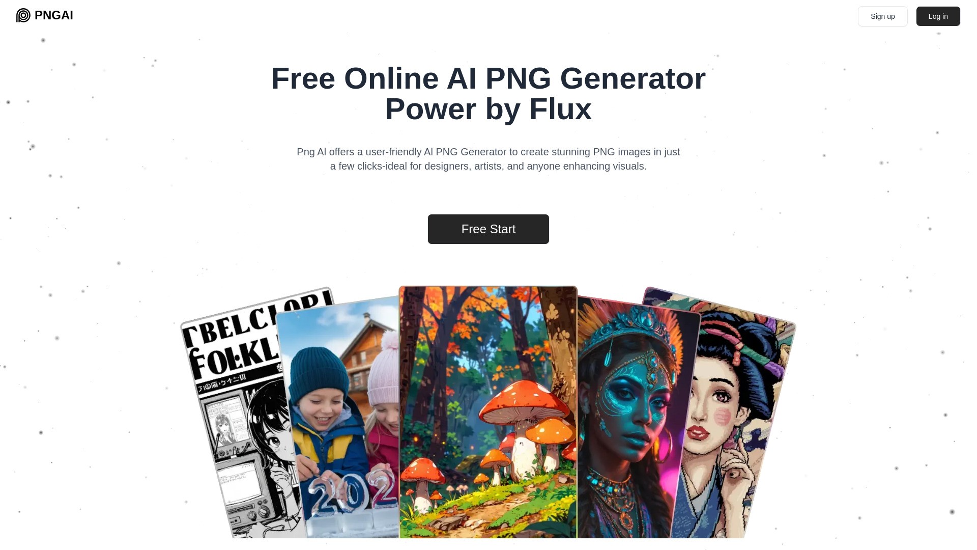 Free AI PNG Generator 截图