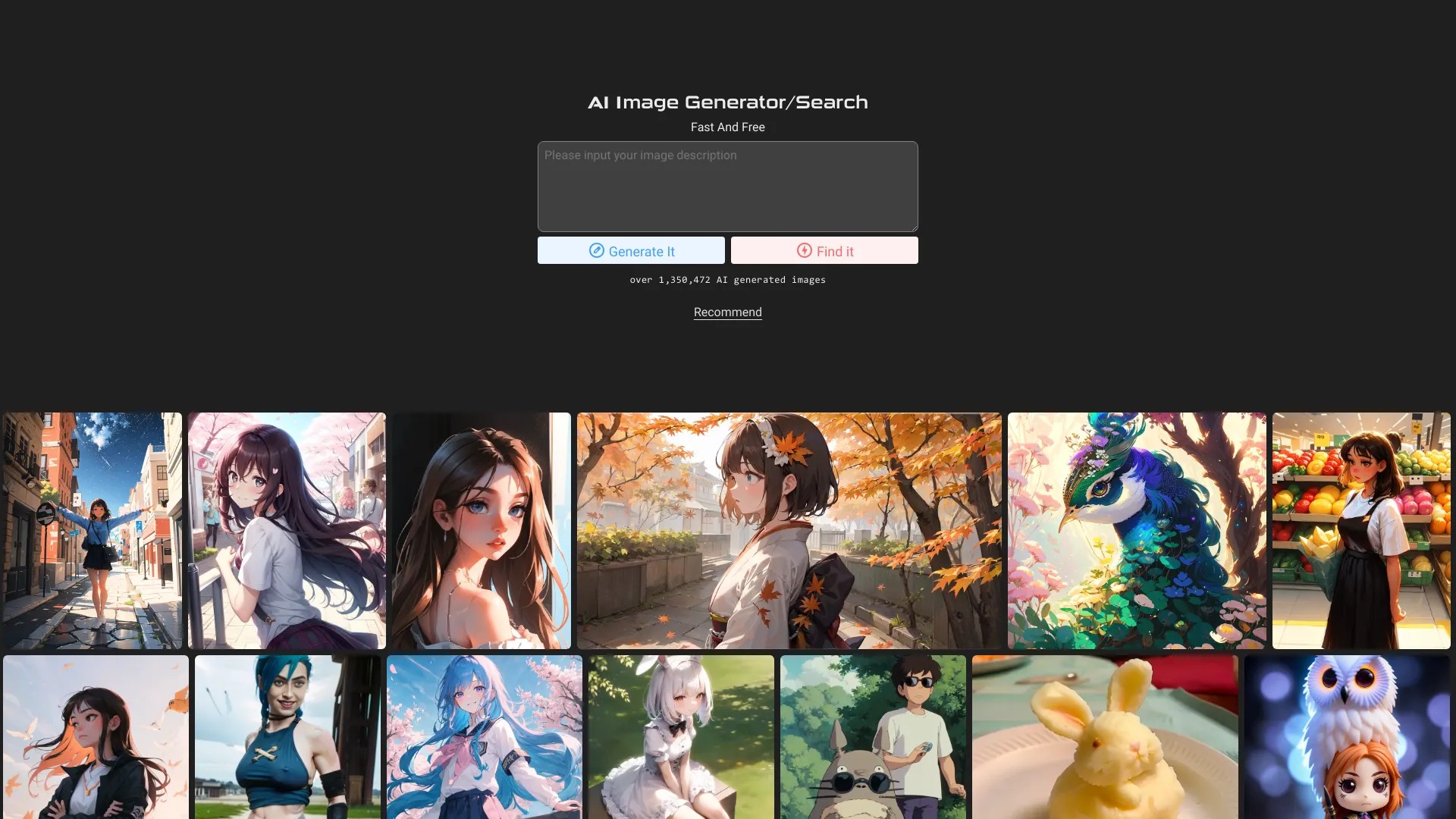 AI Image Generator/Search 截图