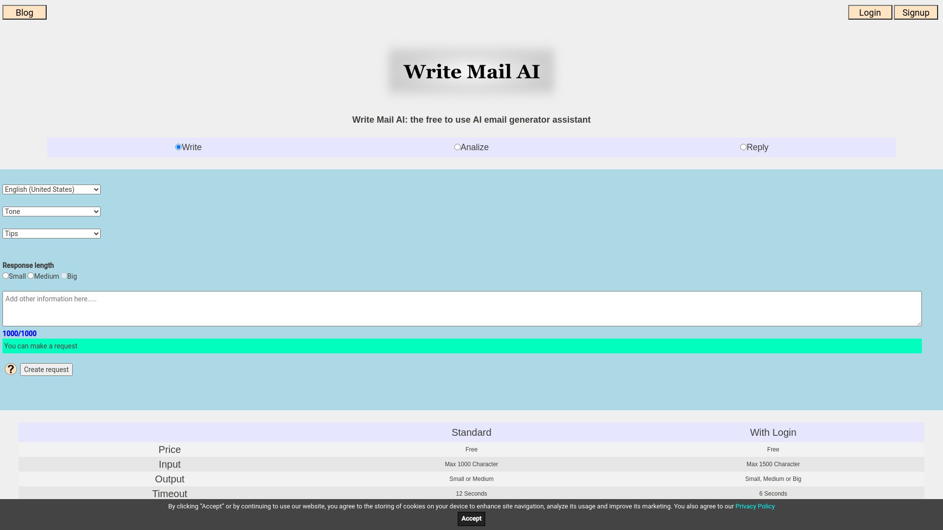 Write Mail AI 截图