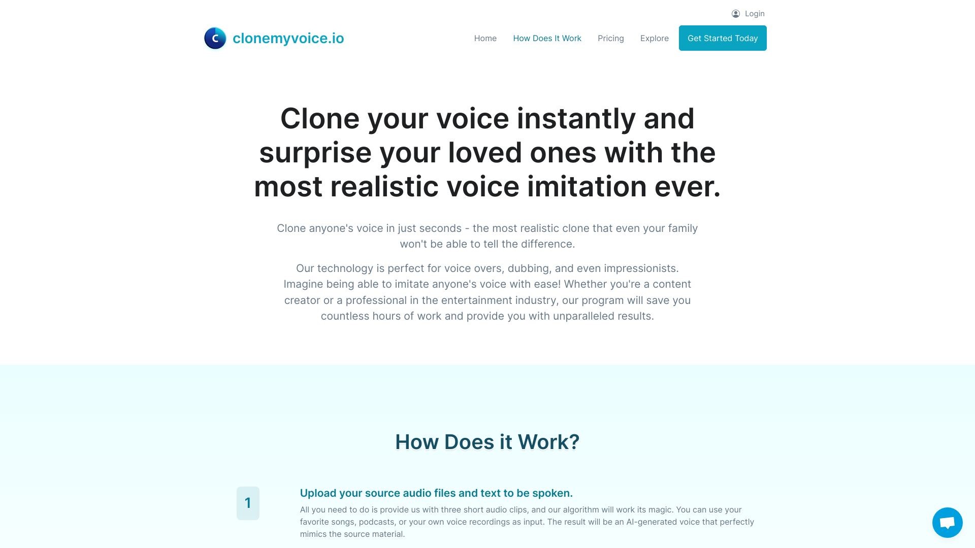 Clone Anyone's voice in seconds with AI 截图