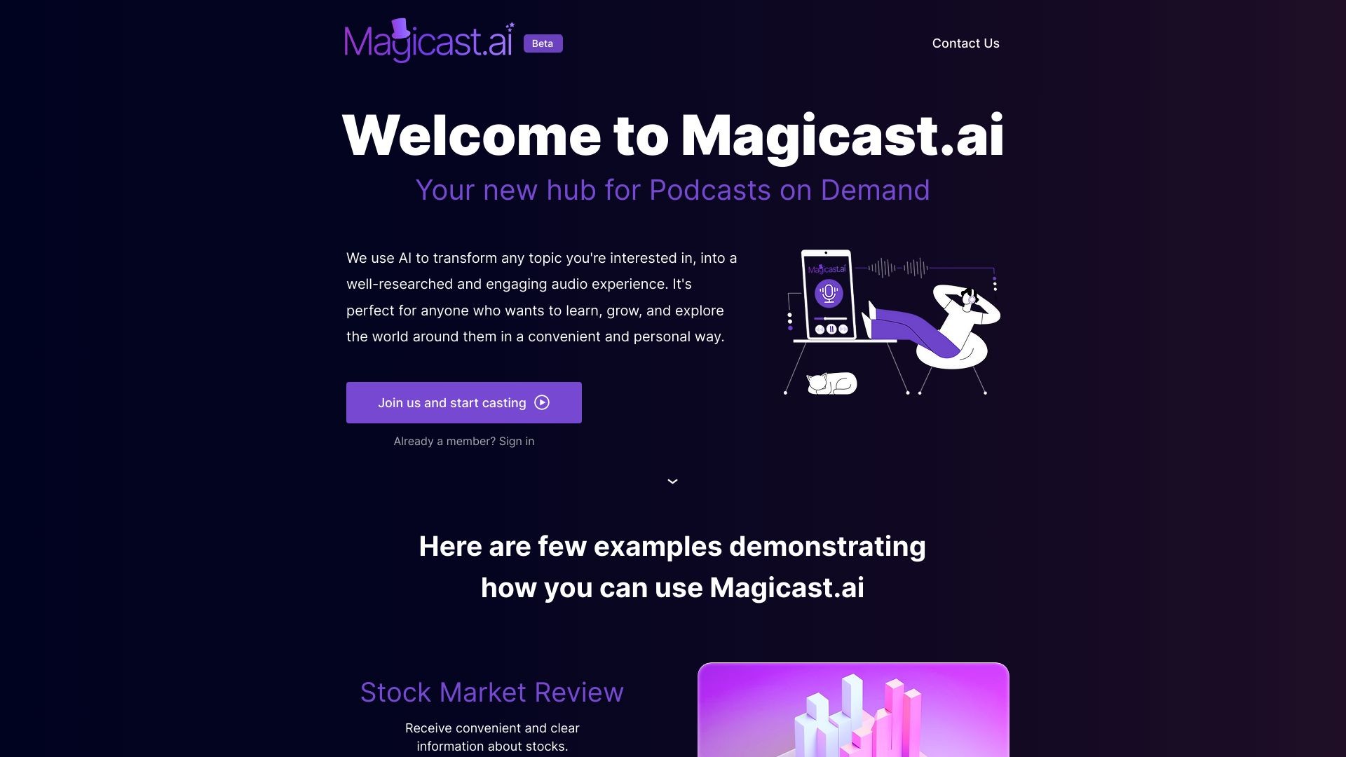 Magicast.ai 截图