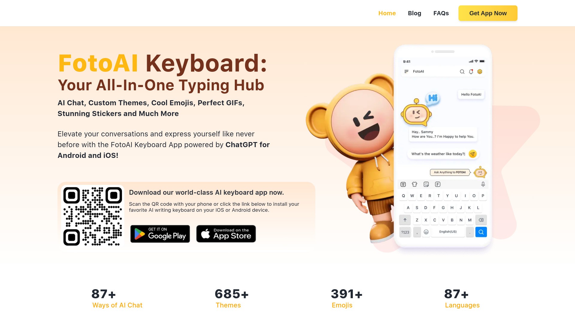 FotoAI Keyboard 截图