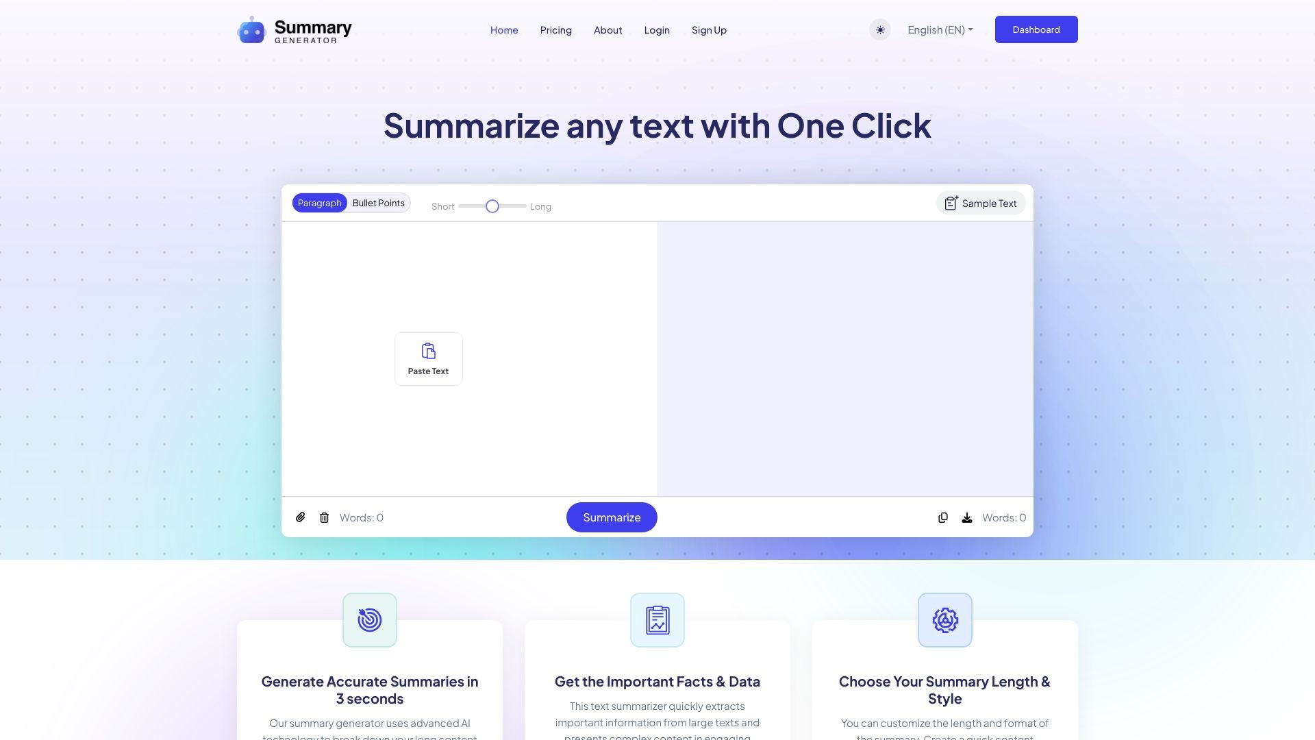 AI Summary Generator 截图