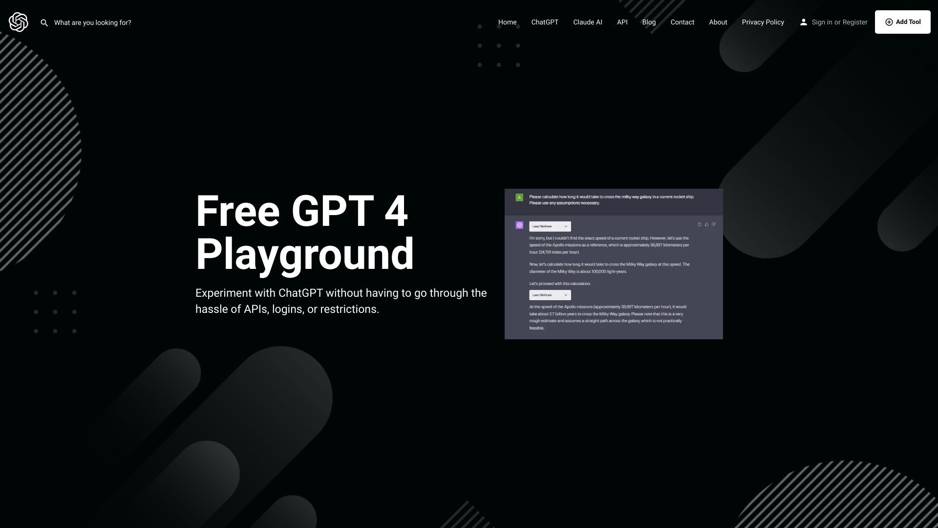 GPT4Free 截图