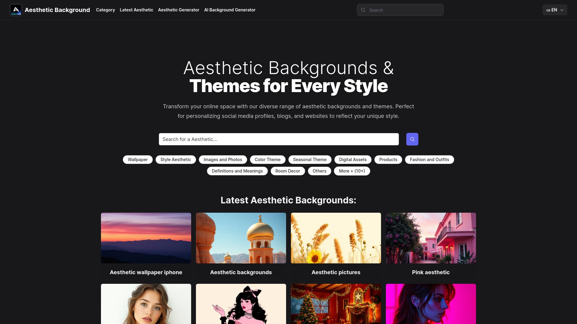 Aesthetic Background 截图