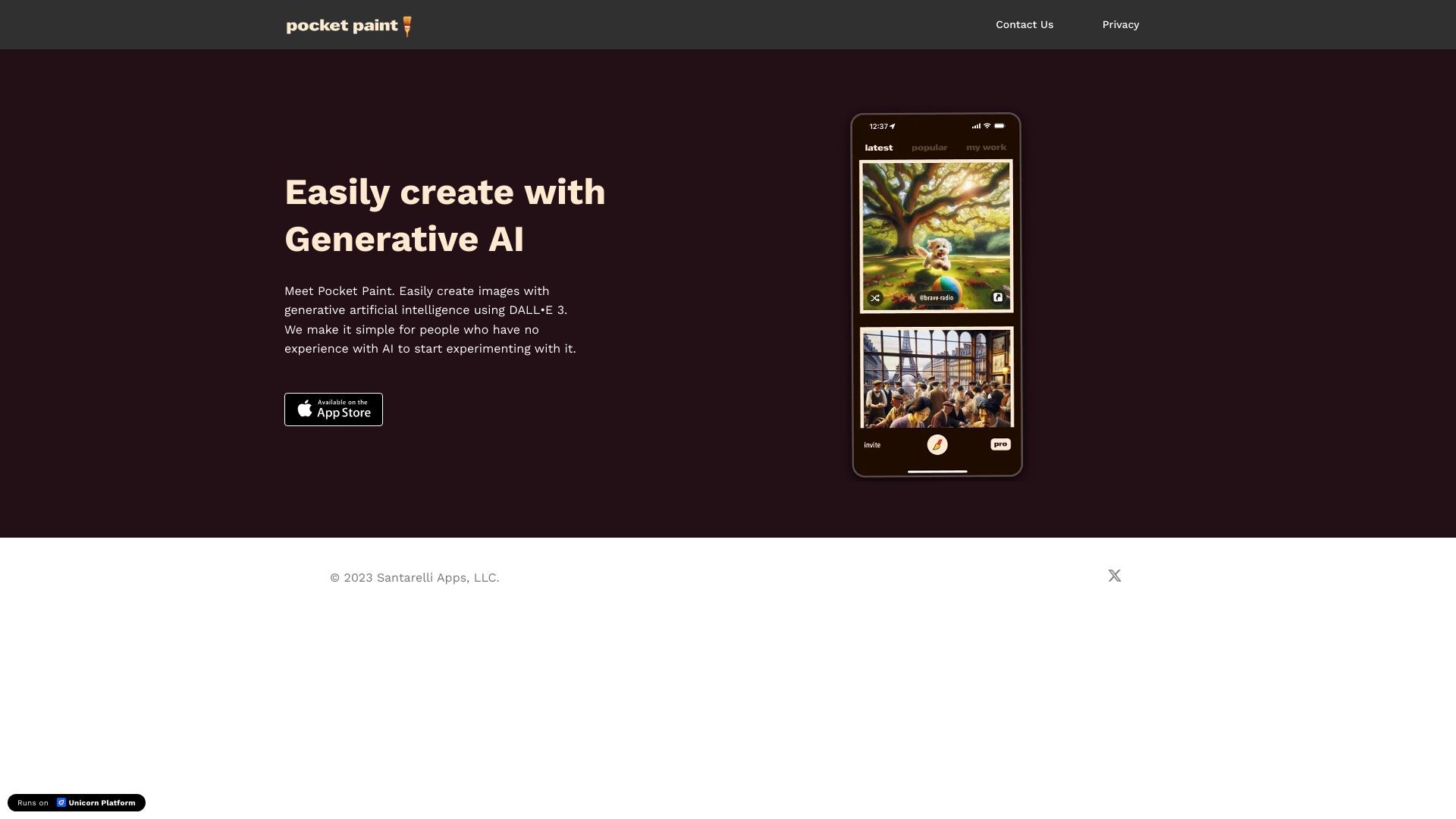 Pocket Paint - Easy Gen AI 截图