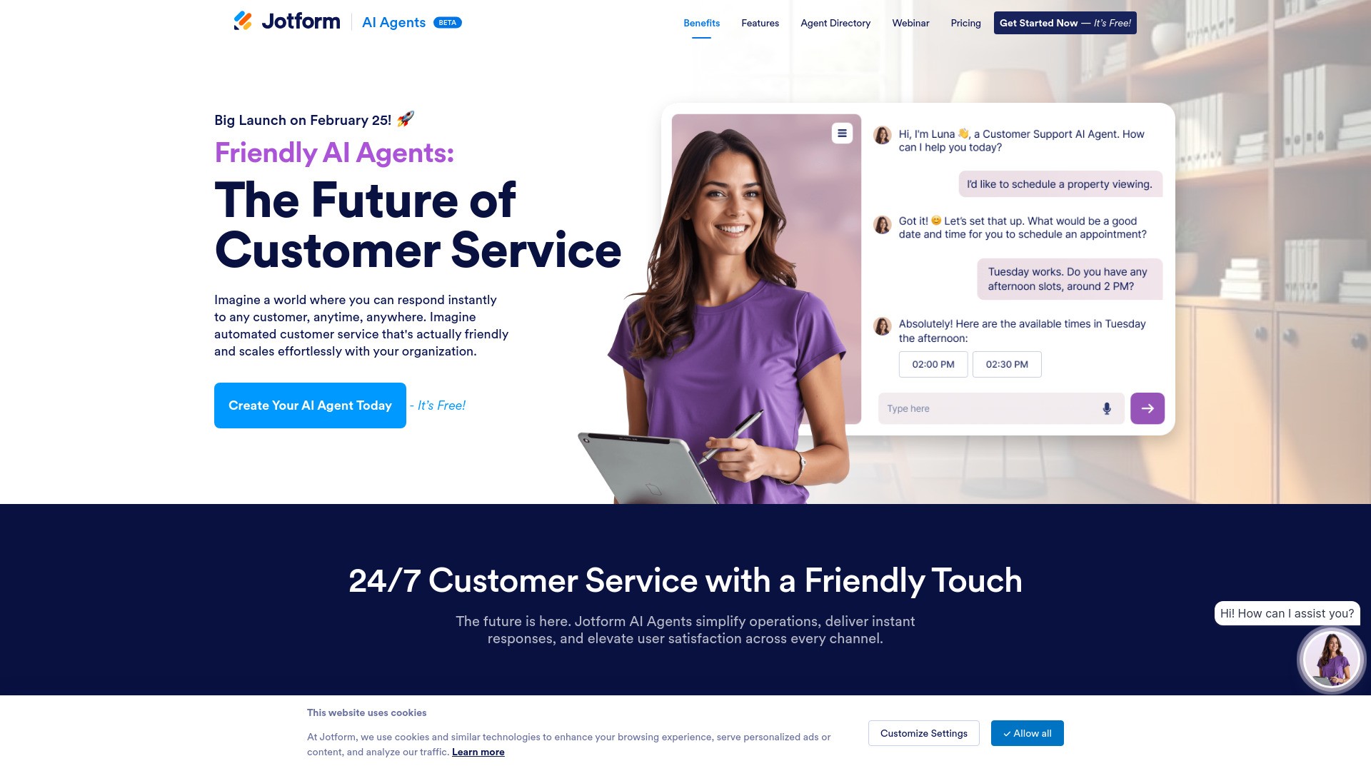 Jotform AI Agents 截图