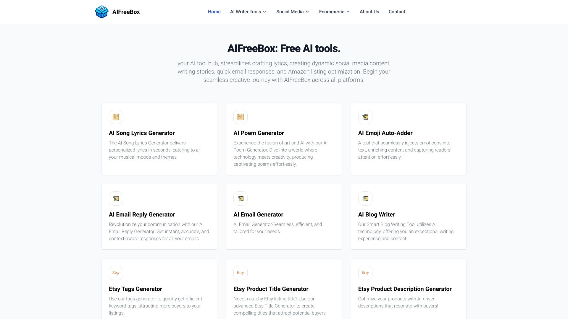 AIFreeBox: Free AI Tools 截图
