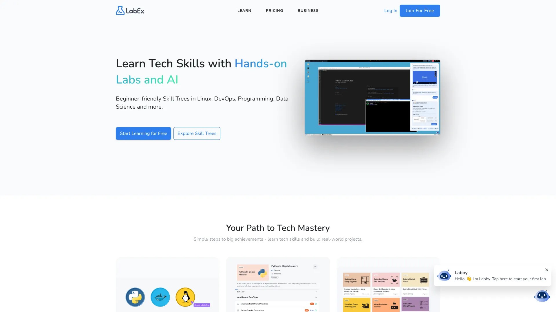 LabEx.io 截图