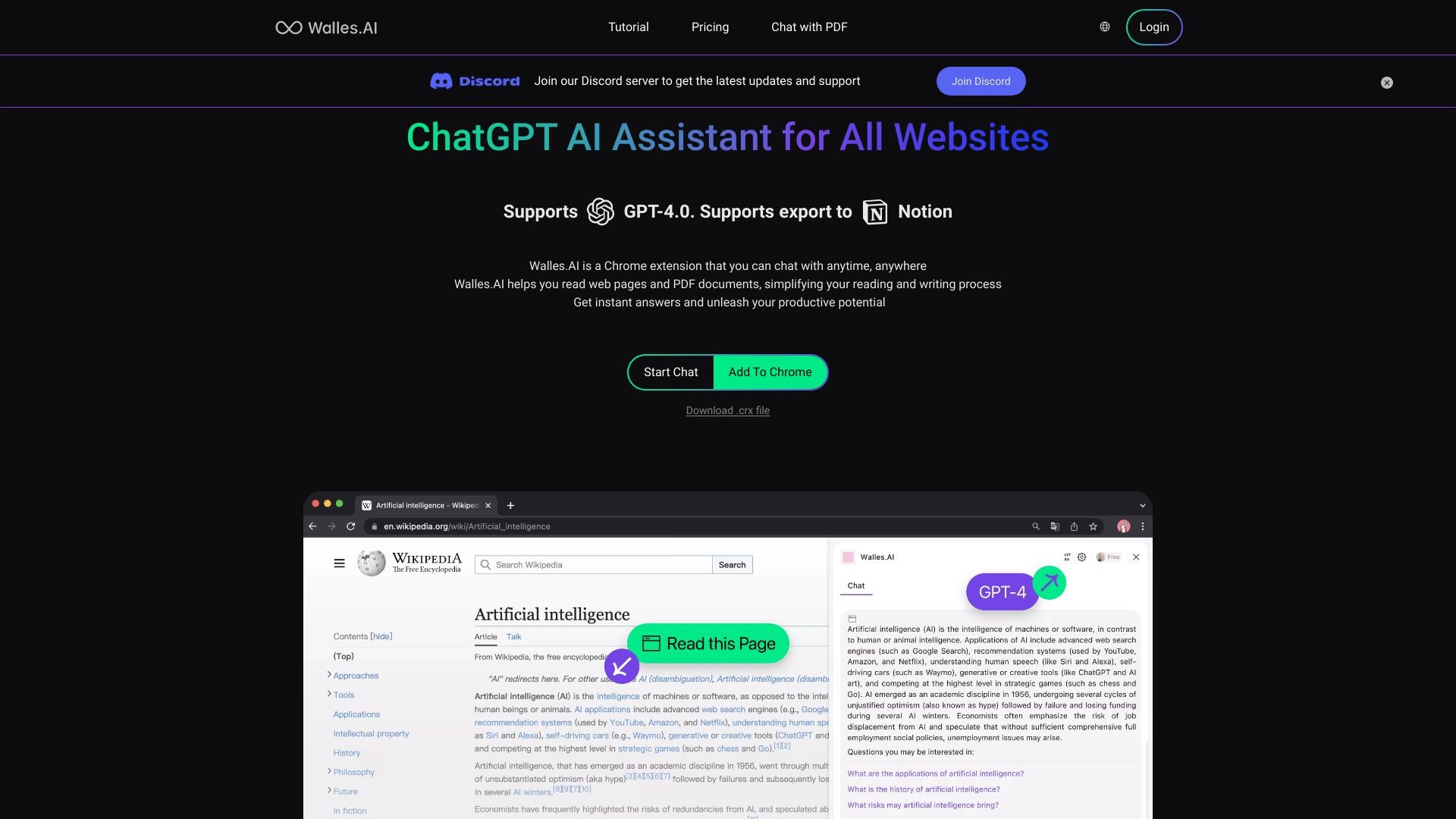 Walles.ai - Your AI Browser Sidekick 截图