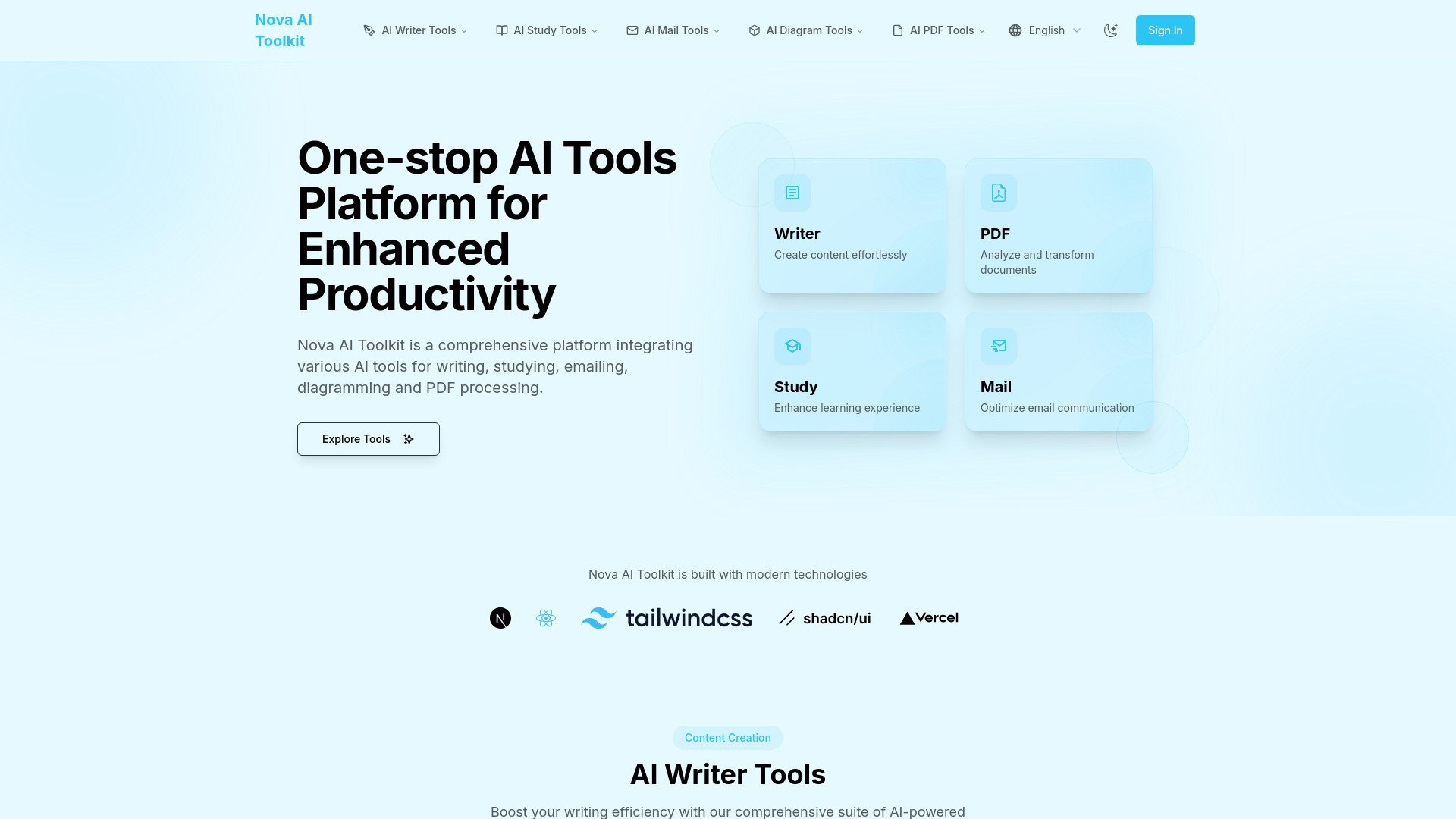 novatoolkit.ai 截图
