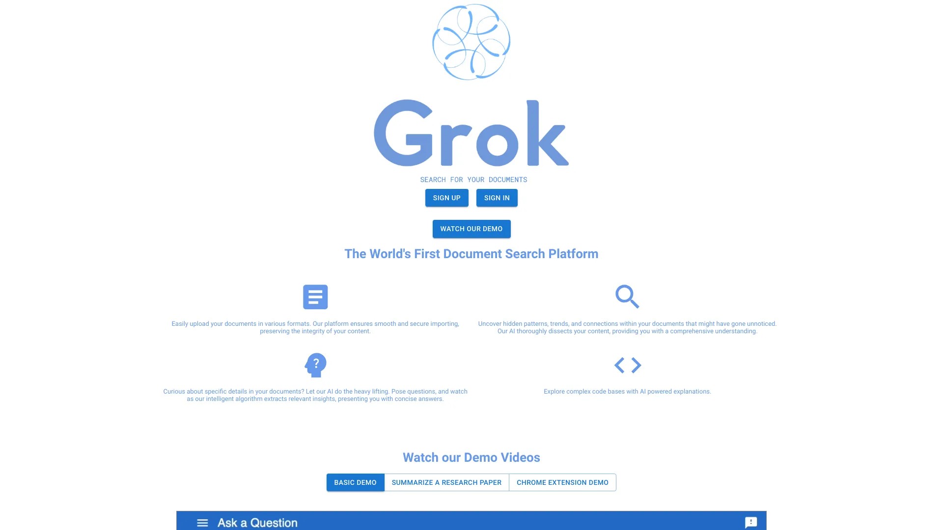 The Grok App 截图